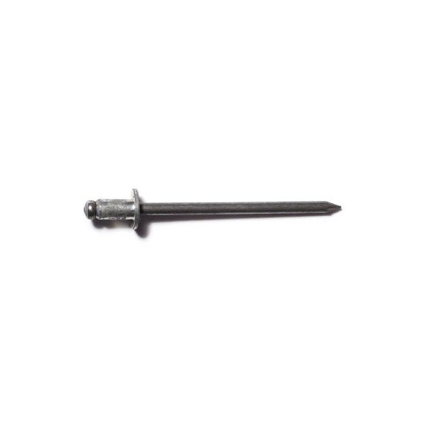Midwest Fastener Blind Rivet, Dome Head, 5/32 in Dia., 1/8 in L, Steel Body, 100 PK 51087 - main